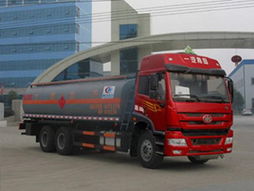 FAW 6X4 240HP Tanker Transportasi Cair yang Mudah Terbakar