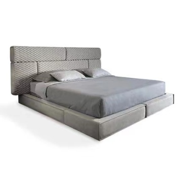 modern italian latest double bed designer furniture set