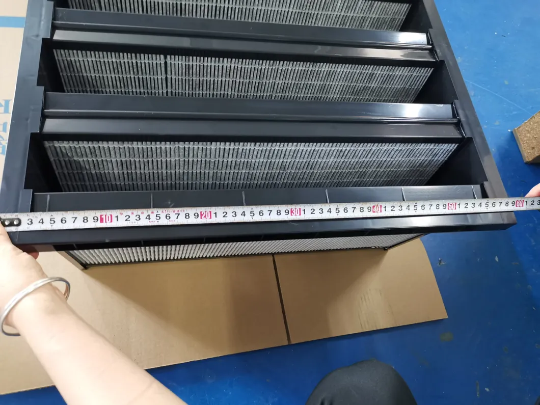 China Made Factory Manufactur High Performance ABS Frame Low Resistance V Bank Activated Carbon Filter