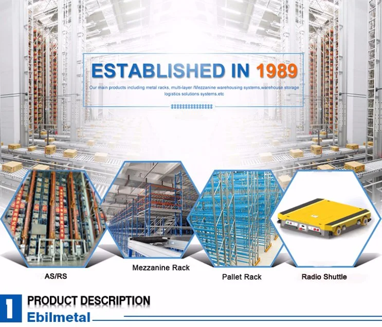 Radio Remote Control Shuttle Pallet Racking System