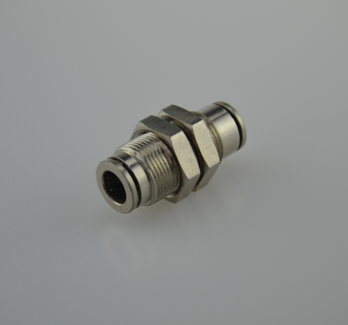 Air-Fluid Brass Push-To Connect Fittings Bulkhead Union