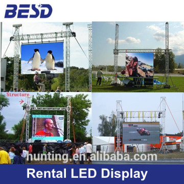 Colorful outdoor rental p8 p10 led display screen, led display outdoor advertising video screen
