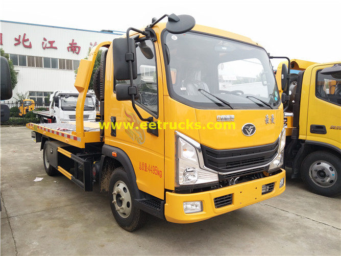 4ton Sinotruk Flatbed Tow Malori