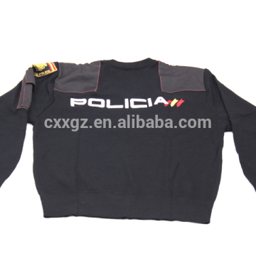 Wool uniform sweater