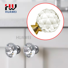 30mm Crystal decoration hardware furniture knobs