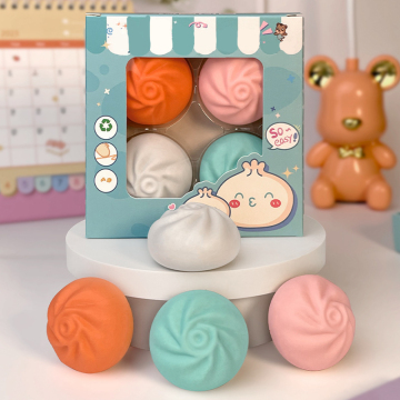 Cute Cartoon Macaron Pencil Erasers in Candy Colors for Kids