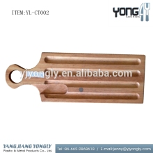 Walnut Baguette Board with Crumber wooden cutting board