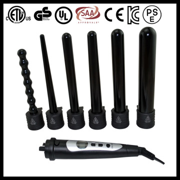 5P hair curler machine lcd ETL hair curler set