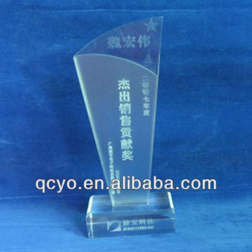 Wholesale customize acrylic trophy blanks,cheap acrylic trophy from China