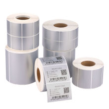 Waterproof Adhesive Matte Silver Heat-Resistant Barcode Stickers