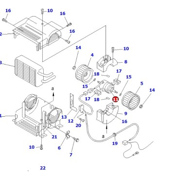 Pièces électriques Komatsu Moteur PC400-6 ND062500-3740