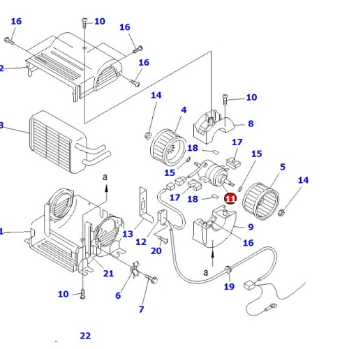 Komatsu Electrical Parts PC400-6 Motor ND062500-3740