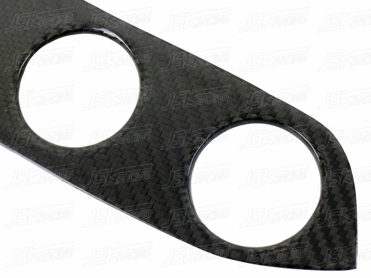 2008-2014 DRY CARBON FIBER TOP CENTER DASH 3 GAUGE CLUSTER TRIM COVER FOR LAMBO GALLARDO LP550 LP560 LP570