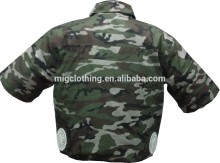Air cool jacket clothes with air conditioner
