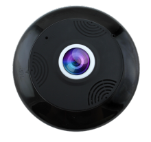 New type wifi 360 desk clock hidden panoramic camera