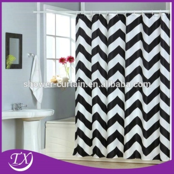 Wave pattern curtain shower curtain bathroom shower curtain fabric