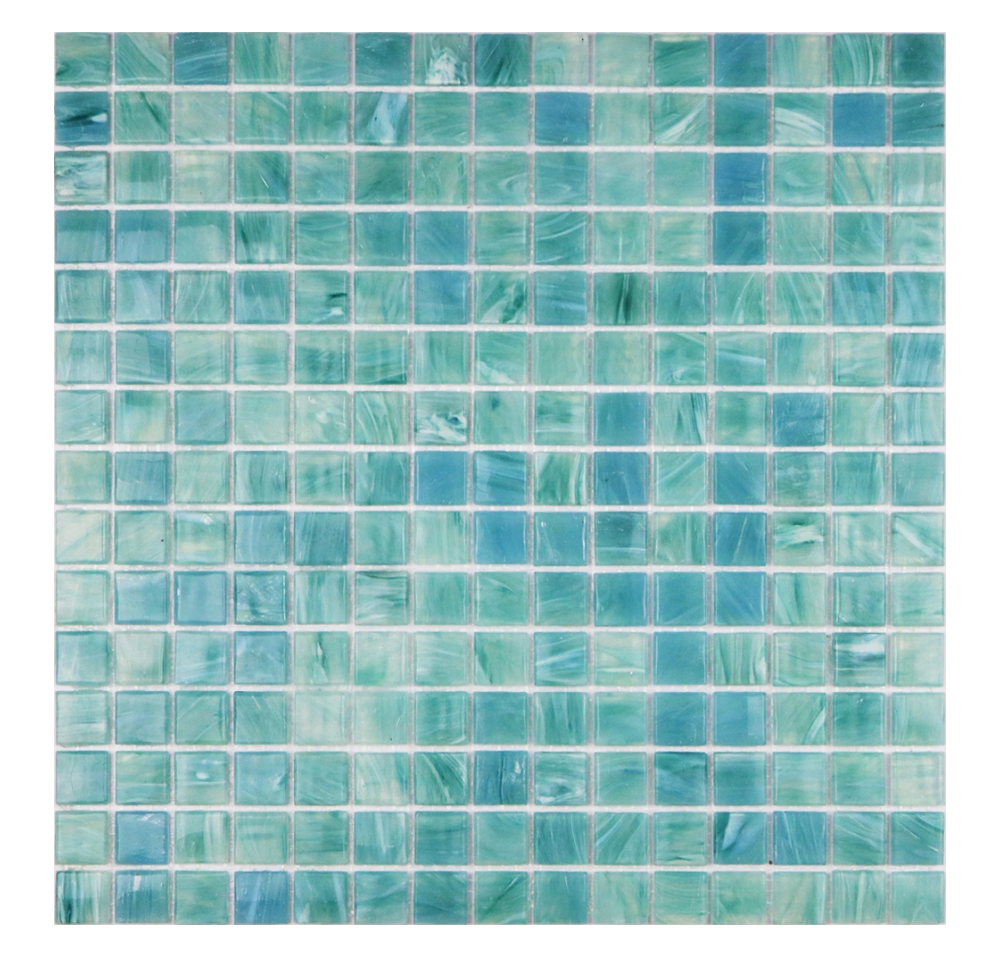 Mosaico di vetro acquatico verde acqua