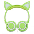 Glowing cat headphones children Macoron Color headphones