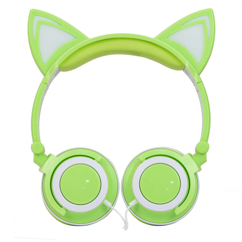 Casque de chat lumineux pour enfants Casque Macoron Color