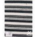 Polyester Two Tone Stripe Jacquard Knitting Fabric