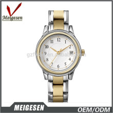 gold plated wrist watch stainless steel color chain watch