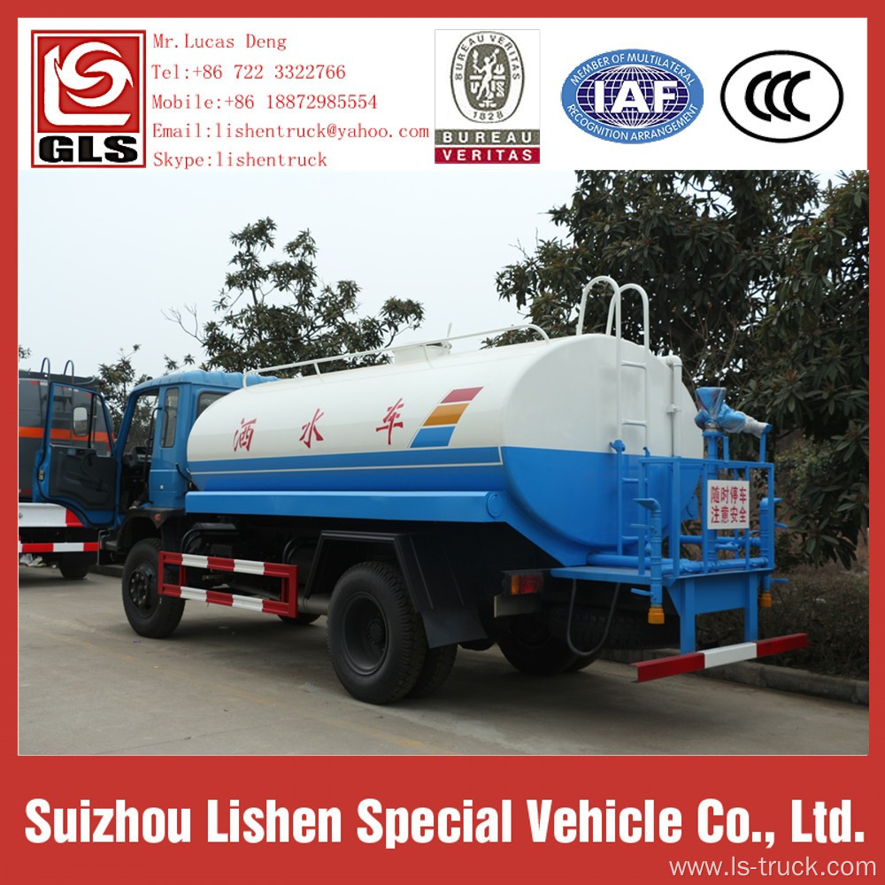 Dongfeng Water Tank Truck 10 Ton Tank Sprinkler