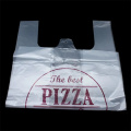 Saco de compras descartável do alimento do t-shirt da pizza do PE