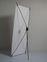Foldable X Display Banner(Fibre Pole)