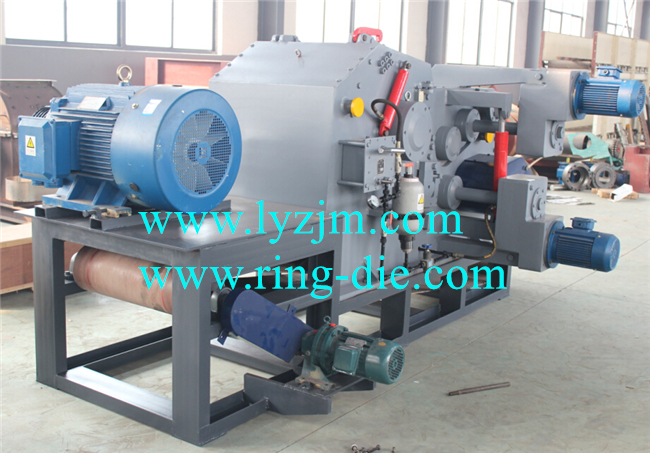 CE BX drum wood veneer shredder, wood chipper machine, wood cutting machine used in wood pellet line
