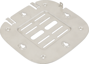 Rounded Vent Metal Bracket Plate