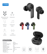 True Wireless Bluetooth In Ear Earbuds With Super bass Speaker