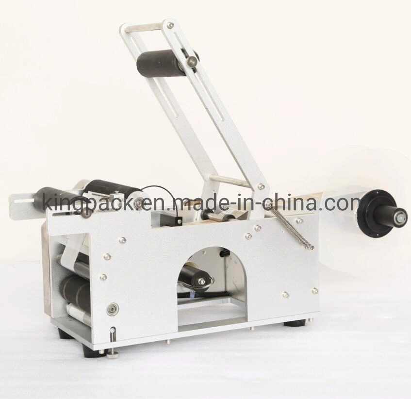 Mt-50 Semi Automatic Round Bottle Sticker Labeller Labeling Machine