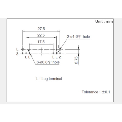 Potentiometer gelongsor siri Rs15j