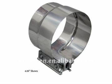 4.00" 4" Stainless Steel Lap Joint Exhaust Clamp