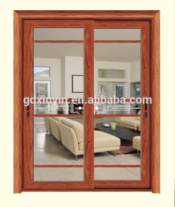 Living room aluminium double doors