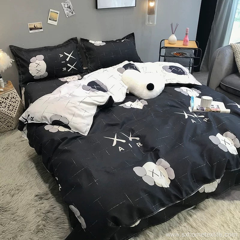 cute bedding cover with printing