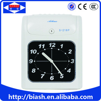 Famous punch time card machine/punch time card machine price