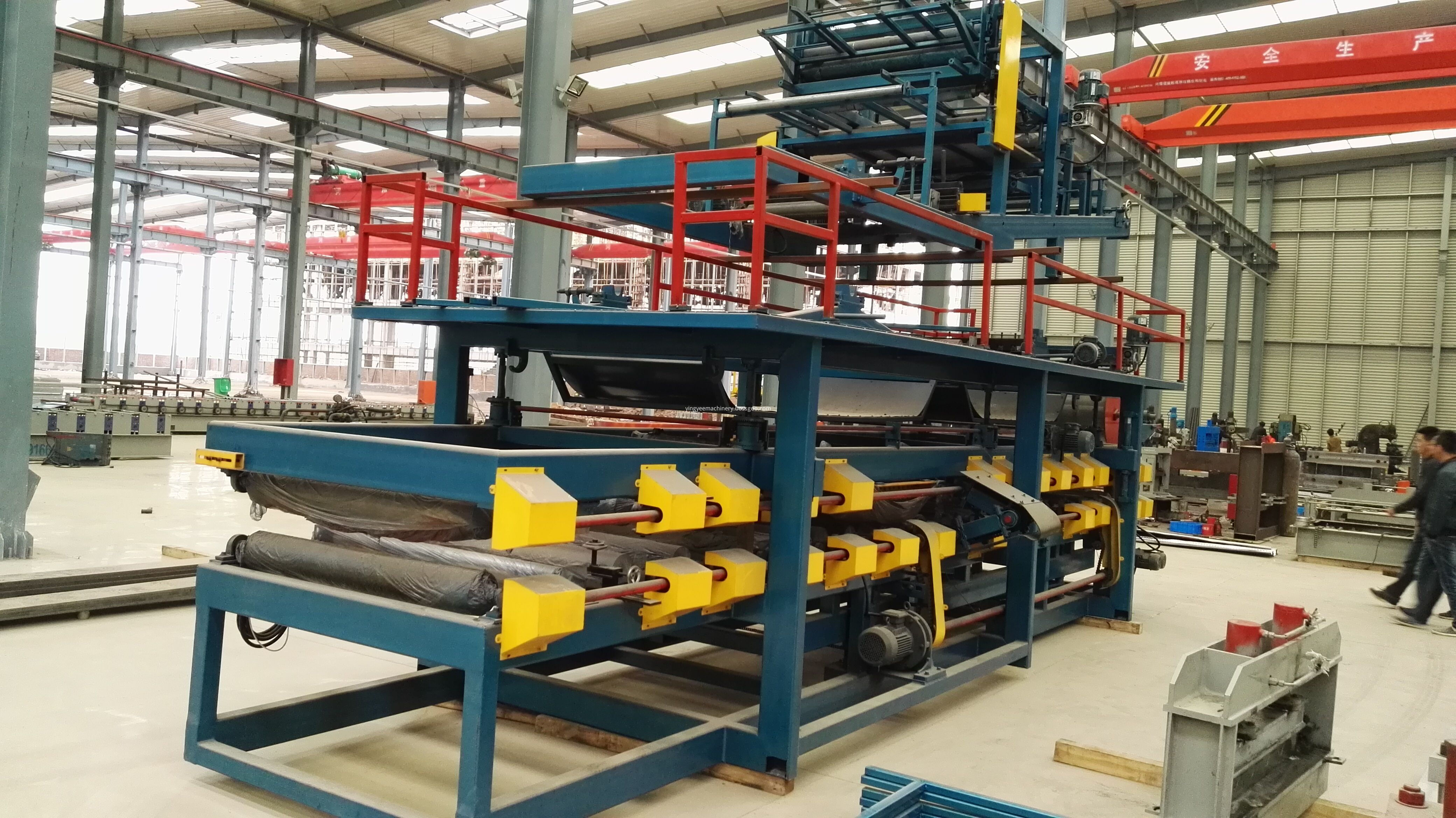 EPS sandwich roof panel production line