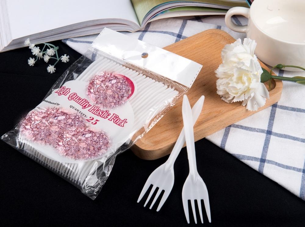 Plastic Disposable Fork Pack