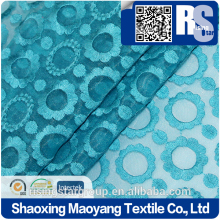 WOVEN POLY ORGANDY WITH EMBROIDERY