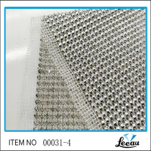 Sew On Pearl Rhinestone Mesh With Fabric