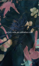 rayon silk velvet burnout fabric
