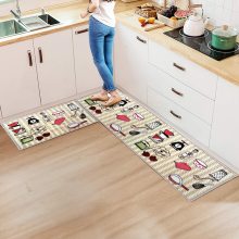 Washable Eco-Friendly Printed Kitchen Mat