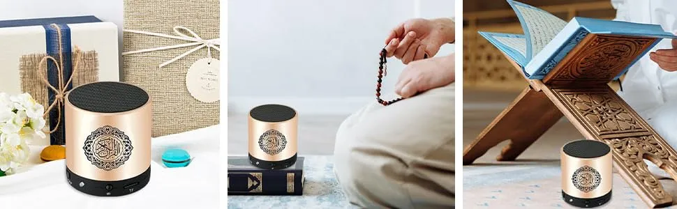 Digital Quran Speaker with Rechargeable MP3 Player and Remote Control