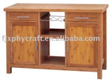 bamboo storage cabinet