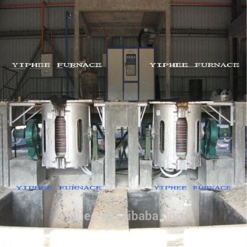 50KG - 2000kg aluminum melting and holding furnace