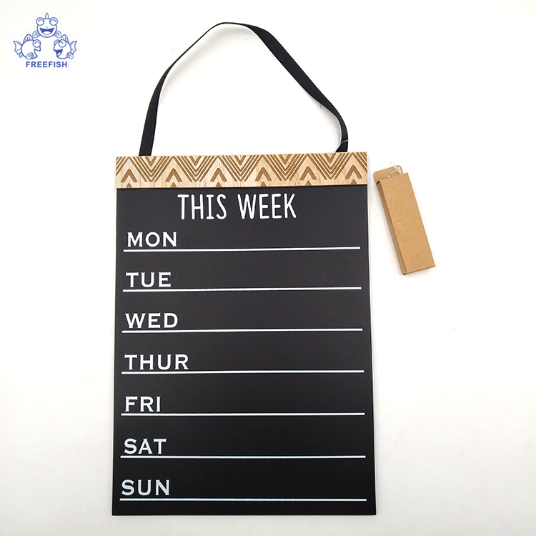 Wooden Small Message Black Board