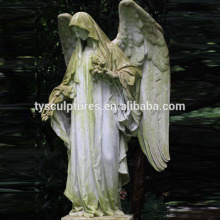 Large ancient angel sculptures religious statue