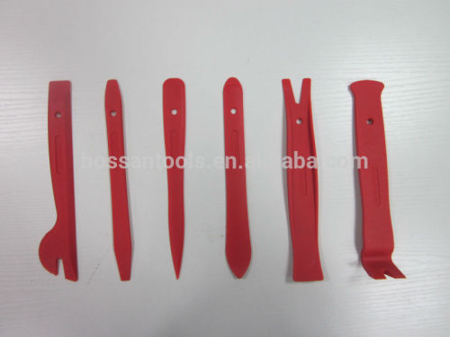 6 PCS NYLON Dash Panel Trim Molding Handy Remover Set Pry Bars Body Panel