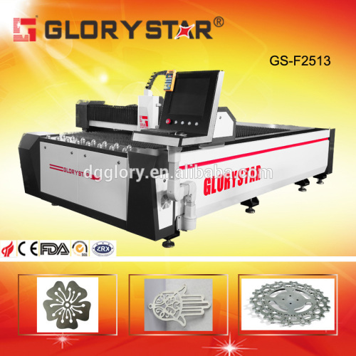 500W 1300*2500mm Fiber laser stainless steel cutting machine